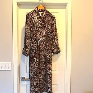 Leopard Print Robe from Neiman Marcus